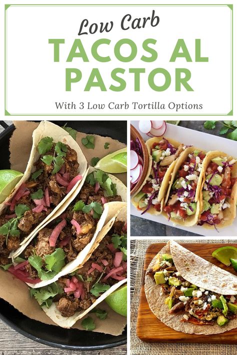 Al Pastor Meat, Recipes For Fat Loss, Slow Carb Diet, Low Carb Mexican, Tacos Al Pastor, Low Carb Tacos, Batch Recipes, Mexican Street Food, Keto Taco