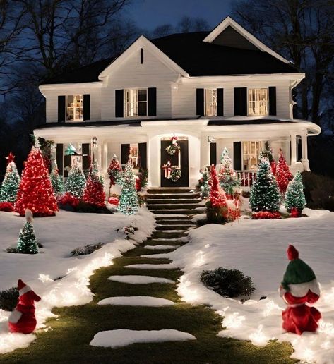 Elegant Christmas Decor Ideas, Christmas Homes, Up Decorations, Christmas Outdoors, Pretty Christmas Decorations, Christmas Dreaming, Elegant Christmas Decor, Christmas Houses, Home 2023