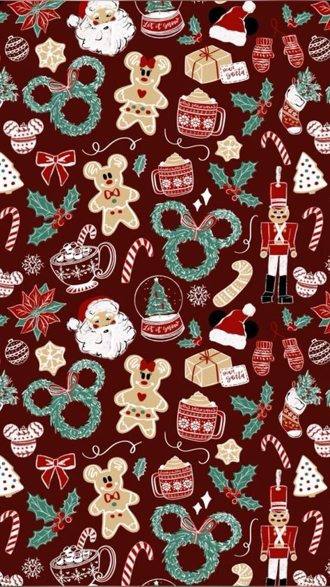 Vintage Disney Christmas Wallpaper, Disneyland Christmas Wallpaper, Disneyland Christmas Aesthetic, Holiday Widgets, Christmas Bg, Xmas Prints, Disney Internship, Christmas Wallpaper Ipad, Christmas Wallpaper Hd