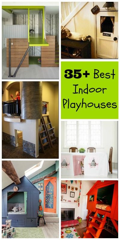 Kids Indoor Playhouse, Diy Loft, Diy Loft Bed, Kids Forts, Playhouse Plans, Indoor Playhouse, Future Bedroom, Build A Playhouse, Bedroom Idea