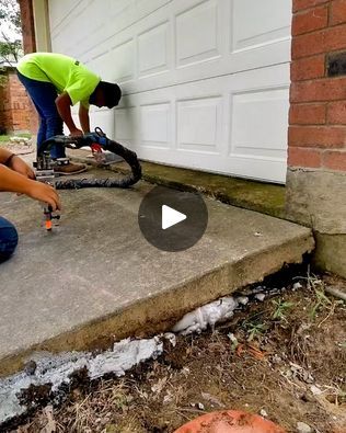 How we use foam to lift concrete | Who knew that a little foam could lift your concrete 😮 | By LADbibleFacebook Concrete Lifting, Lessons Learned In Life, Who Knows, Lessons Learned, Cement, Sweet Home, Repair