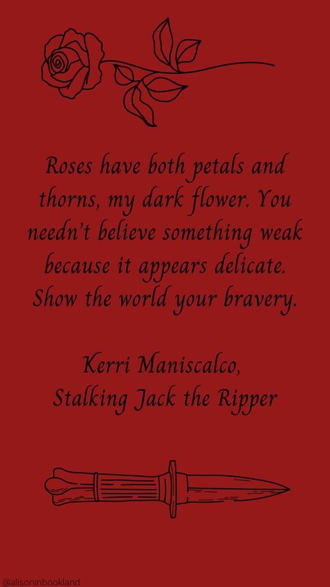 Stalking Jack The Ripper Series, Stalking Jack The Ripper Wallpapers, Stalking Aesthetic, Bloods Quote, Stalking Jack The Ripper, Kerri Maniscalco, Young Adult Books, Audrey Rose, Jack The Ripper