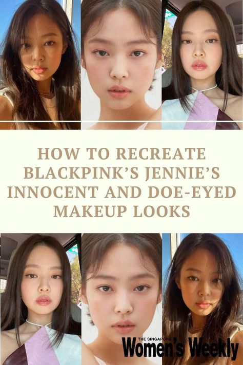 Innocent Makeup, Youthful Makeup, Doe Eye Makeup, Sweet Makeup, Natural Makeup Look, Doe Eyes, Makeup Style, Natural Makeup Looks, South Korean