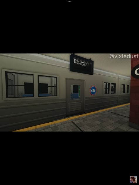 Bloxburg New York City Ideas, Bloxburg Swim Bottom Codes, Bloxburg Nyc Building, Train Station Bloxburg, Nyc Decals Bloxburg, Bloxburg City Build Ideas, New York Decals Bloxburg, Bloxburg Subway Station, Bloxburg Subway