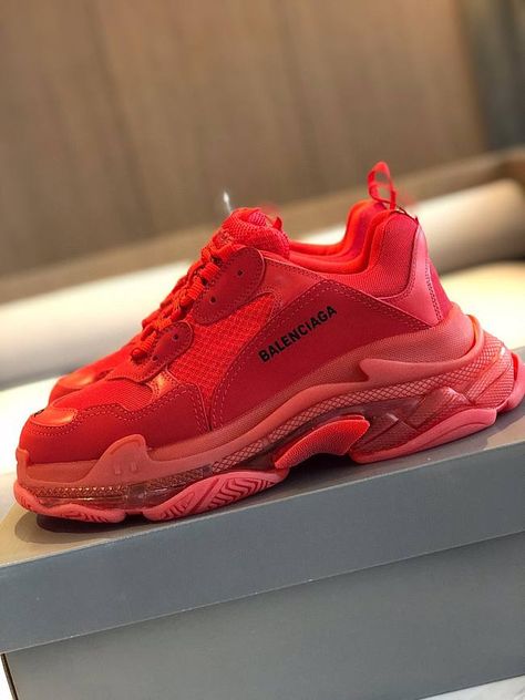 SALE OFF FROM #COSYZONE DM TO GET THE DISCOUNT Sale Off, Balenciaga Triple S, Luxury Shoes, Balenciaga, Red, Quick Saves