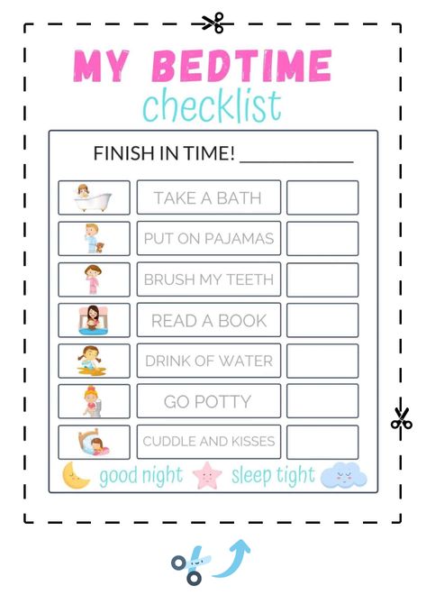 Toddler Bedtime Routine Chart, Toddler Bedtime Routine, Bedtime Routine Chart, Toddler Bedtime, Good Night Sleep Tight, Word Search Printables, Zero Wallpaper, Routine Chart, Health Hacks