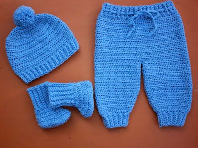 Crochet - Crosia Free Pattern with Video Tutorials: Winter Season Cozy Baby Sweater - Pants Full Set Pattern Crochet Baby Clothes Boy, Baby Bell Bottoms, Baby Boy Knitting Patterns Free, Crochet Sets, Boys Clothes Patterns, Crochet Baby Pants, Boys Knitting Patterns Free, Baby Kleidung, Crochet Baby Beanie