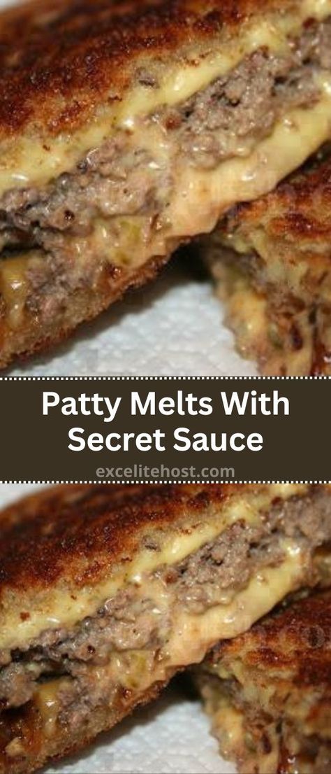 Patty Melts With Secret Sauce, Ground Beef Quesadillas, Patty Melt Recipe, Beef Quesadillas, Leftover Roast Beef, Melt Recipe, Patty Melt, Vidalia Onions, Vegan Eggs