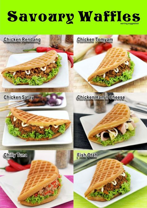 Waffle Small Business, Waffle Burger Ideas, Waffle Store Design, Waffle Shop Ideas, Waffle Stall Ideas, Waffle Burger Recipes, Waffle Pops Recipe, Waffle Aesthetic, Waffles Aesthetic