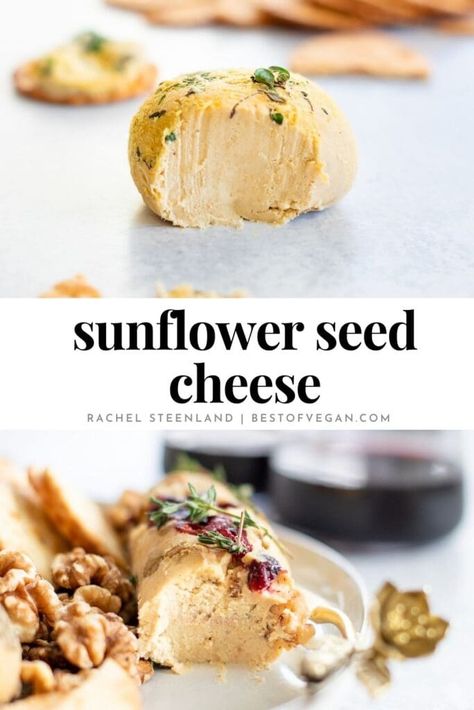 Sunflower Seed Cheese - Best of Vegan Sunflower Seeds Cheese, Sunflower Seed Pate, Vegan Sunflower Seed Recipes, Sunflower Seeds Recipes, Sunflower Seed Cheese, Sunflower Seed Recipes, Vegan Naan, Vegan Spread, Vegan Cheese Recipes