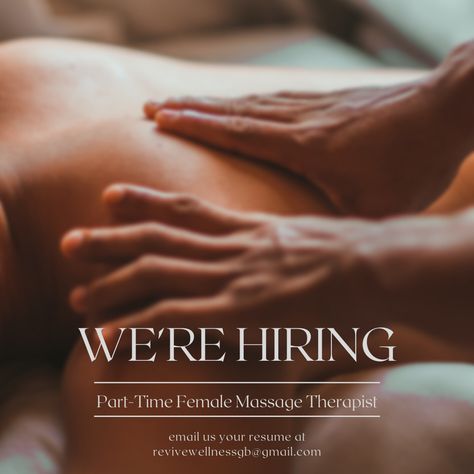 Hiring Poster, Therapy Business, Massage Therapy Business, Hello Glow, Therapeutic Massage, Full Body Massage, We're Hiring, We Are Hiring, Deep Tissue Massage