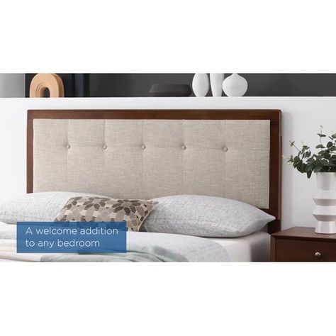 Wood Headboard, Upholstered Panels, Panel Headboard, Adjustable Beds, Bedroom Furniture Beds, Upholstered Headboard, Mid Century Style, Outdoor Ceiling Lights, Floor Lamp Table