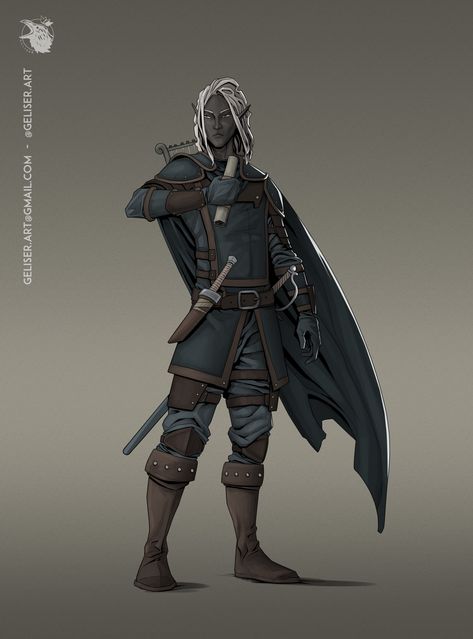 Drow Pirate, Drow Rpg, Drow Dnd, Drow Rogue, Drow Art, Drow Ranger, D D Rogue, Drow Male, Rogue Dnd