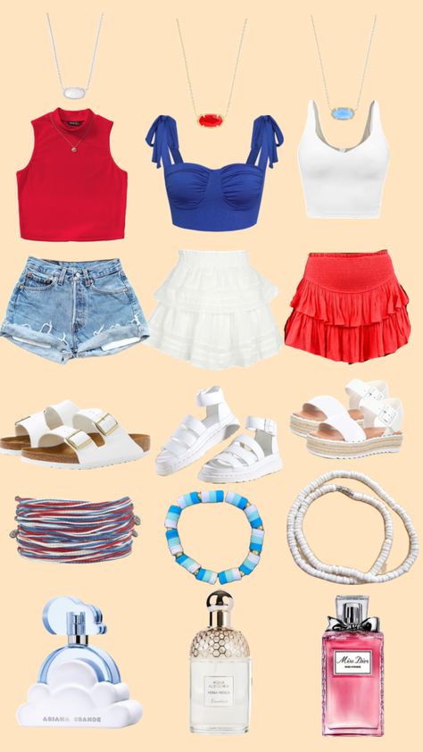 Fourth Of July Outfit, Outfit Inspo Summer, Red Blue White, 4th Of July Outfits, Holiday Outfits, Fourth Of July, Party Outfit, Red Blue, 4th Of July