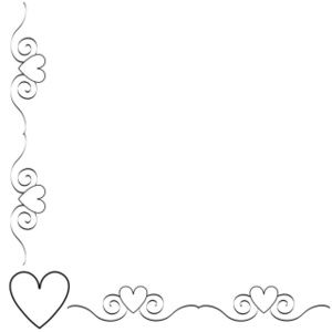 heart Pink Pages, Heart Clip Art, Heart Border, Page Decoration, Page Borders Design, Free Clipart Images, Black And White Heart, Valentine Clipart, Page Borders