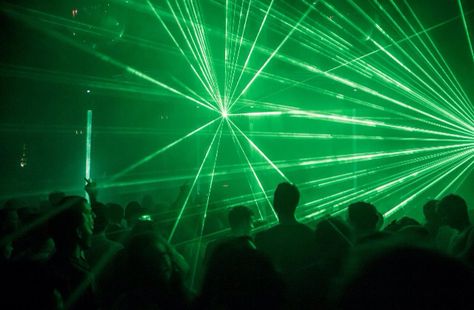 fabric, London | Nightclub | Room 1 | Lasers, Lights London Nightclubs, Fabric London, Lost Paradise, Laser Lights, Drum And Bass, Neon Lighting, Night Club, Monster High, Ghost