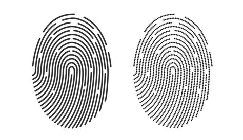 Fingerprint icon design for app and finger print flat scan. Vector Illustration vector design on white background. Fingerprint Logo, White Backround, Lock Screen Wallpaper Android, Deep Photos, Thumb Print, Thumb Prints, Finger Print, Printed Flats, Wallpaper Android