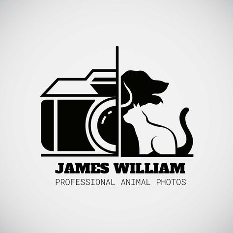 Animal Photographer Logo Icon Photography, Camera Logos Design, Logo Portrait, Human Photography, Camera Drawing, Portrait Photography Tips, Digital Camera Photography, Photographer Logo, Camera Logo