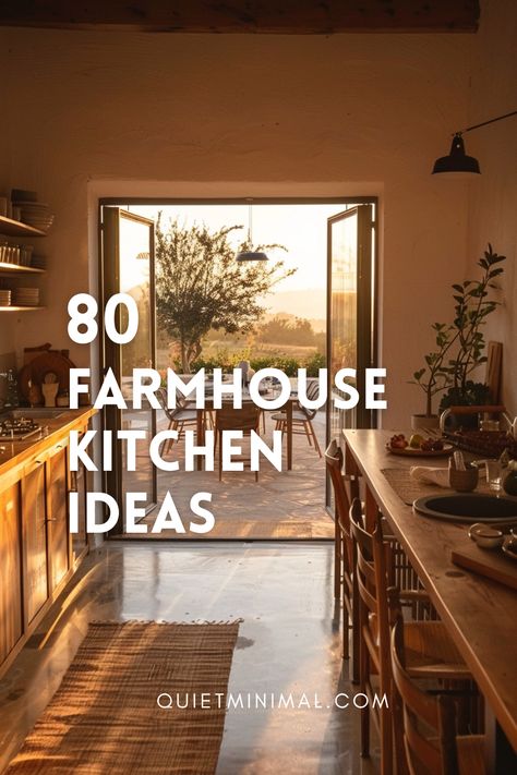 Let stunning visuals inspire your farmhouse kitchen transformation with our picture-perfect ideas. 📸✨ #KitchenInspiration #HomeDecor #FarmhouseStyle Kitchen Picture Ideas, Colonial Farmhouse Kitchen, Modern Farmhouse Kitchen Design, Farmhouse Kitchen Design Ideas, Farmhouse Kitchen Inspiration, Colonial Farmhouse, Farmhouse Kitchens, Kitchen Transformation, Farmhouse Kitchen Design