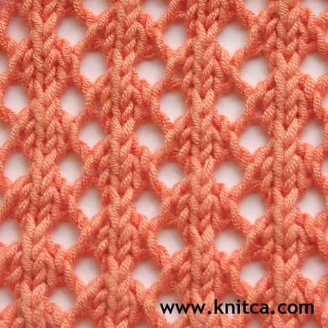 Lace Knitting Stitches, Knitting Blogs, Lace Knitting Patterns, Knit Stitch Patterns, Knitting Charts, Knit Stitch, Easy Knitting, Lace Patterns, Knitting Stitches