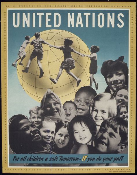 United Nations Poster, Rights Of The Child, United Nation, Peace Poster, Poster Display, Happy Faces, Public Information, Campaign Posters, Children's Rights