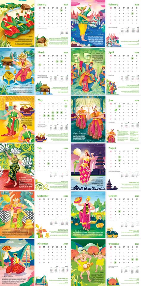 Calendar Design on Behance Festival Calendar Design, Calender Illustrations, Calendar Illustration Design, Calendar Design Ideas Creative, Unique Calendar Design, Calendar Poster Design, Indian Calendar, Calendar Design Ideas, Project Calendar