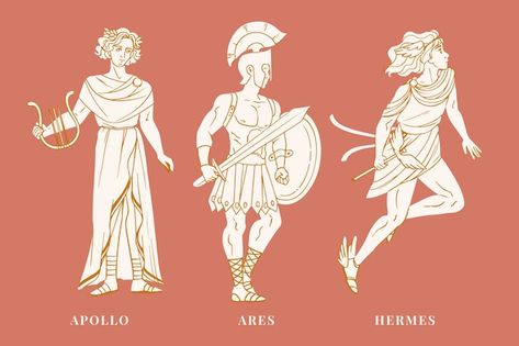 Greek Mythology Characters, Greek Mythology Humor, Greek Pantheon, Greek Mythology Gods, Roman Gods, Greek Design, Greek Gods And Goddesses, Greek And Roman Mythology, Greek Mythology Art