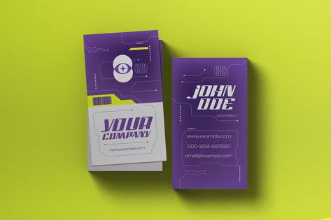 Purple Cyberpunk Business Card Get it now!! #businesscardtemplate #businesscard #business #cardtemplates #cardtemplate #corporatedesign #branding #promotion #bestdesign #freedesign #card #design #psd #template #premiumdesign #envato #envatomarket #envatoelements #graphicriver #creativemarket #freepik #behance #shutterstock Envato Elements, Cool Business Cards, Business Card Template Design, Corporate Design, Premium Design, Business Card Template, Card Templates, Print Templates, Business Card Design