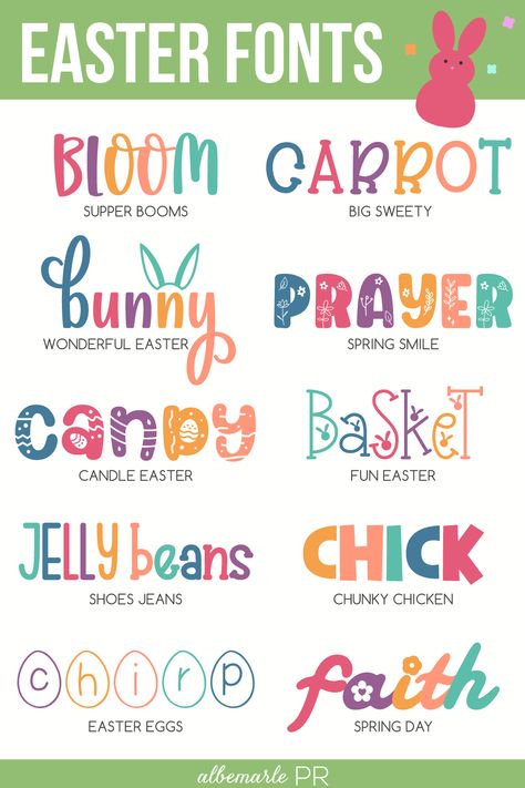 Adorable Easter Fonts for Spring Easter Fonts Alphabet, Easter Fonts Free, Digital Letter Design, Spring Fonts Alphabet, Fun Handwriting Fonts, Easter Cricut Projects, Free School Fonts, Easter Letters, Fonts Kids