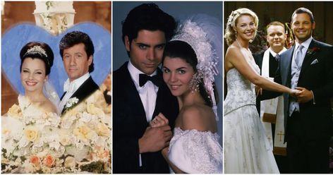 Every week, we follow the lives of our favorite TV characters. We've selected some of the best TV weddings! Tv Weddings, Favorite Tv Characters, Tv Characters, Best Tv, Movie Tv, How To Memorize Things, Tv Shows, Wedding Dresses, Weddings