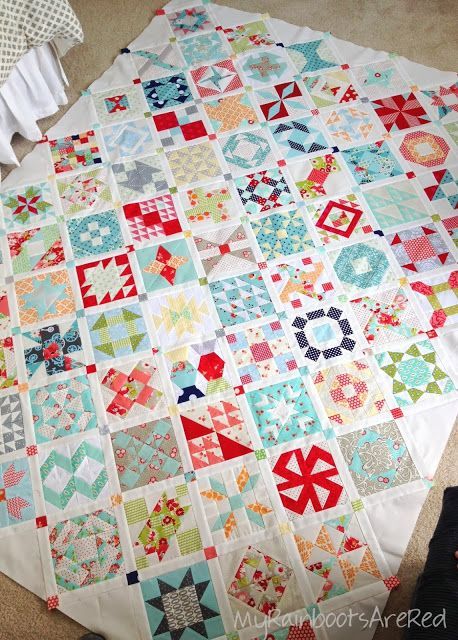 Dear Jane Quilt, Farmers Wife Quilt, Farmers Wife, Quilt Modernen, Sampler Quilts, Farmer Wife, Sampler Quilt, Diy Quilt, Scrappy Quilts