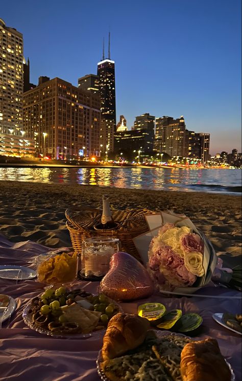 Aesthetic  picnic at the beach
Picnic with flowers
Pink themed picnic 
Cute picnic ideas Chicago Beach Aesthetic, Chicago Aesthetic Summer, City Beach Aesthetic, Chicago Summer Aesthetic, Beach City Aesthetic, Picnic At The Beach, Chicago Living, Chicago Beach, Chicago Vacation