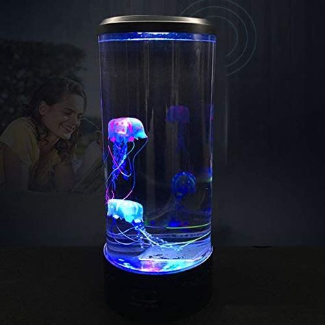 Desktop Aquarium, Bedside Lamps With Usb, Aquarium Lamp, Jellyfish Aquarium, Jellyfish Light, Jellyfish Lamp, Big Lamp, Mood Lamps, Led Night Lamp