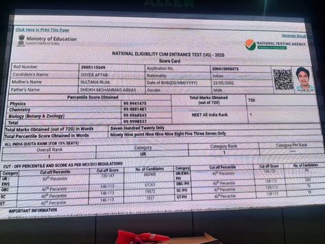 Neet Result Score Card, Neet Score 650+, Neet Result Manifest, Neet 720/720, 700 Marks Neet Wallpaper, 720/720 Neet Score Aesthetic, Neet Topper, Neet Result, Neet 2025