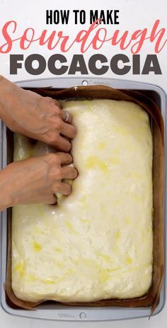 Sourdough Focaccia Recipe, Foccacia Recipe, Sourdough Focaccia, Recipe Using Sourdough Starter, Focaccia Bread Recipe, Sourdough Starter Discard Recipe, Easy Sourdough, Homemade Sourdough Bread, Bread Starter