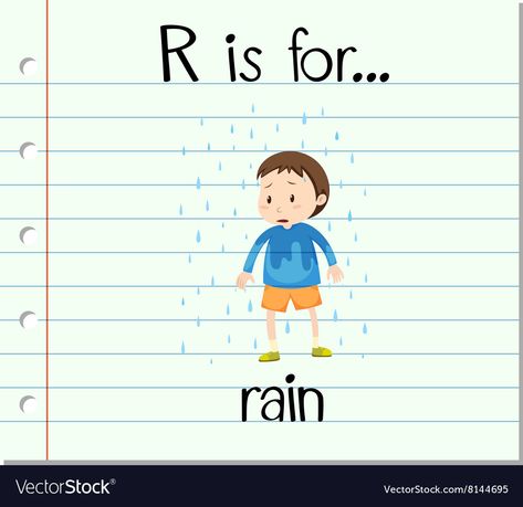 R Is For Rain, Flashcard Alphabet, Alphabet R, Flower Crafts Kids, Phonics Words, Crafts Kids, Letter R, Word Work, Business Names