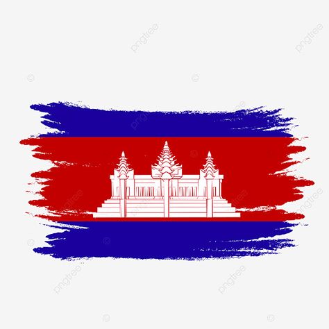 Asia Flags, Cambodia Flag, Brush Png, Painted Brush, Vietnam Flag, Flag Clipart, Thailand Flag, Malaysia Flag, Happy Birthday Balloon Banner