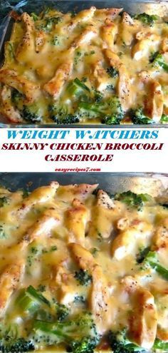 Broccoli And Chicken Casserole, Broccoli And Chicken, Weight Watchers Casserole, Weight Watchers Meals Dinner, Weight Watchers Meal Plans, Weight Watchers Recipes Desserts, Weight Watchers Chicken, Chicken Broccoli Casserole, Weight Watcher Dinners