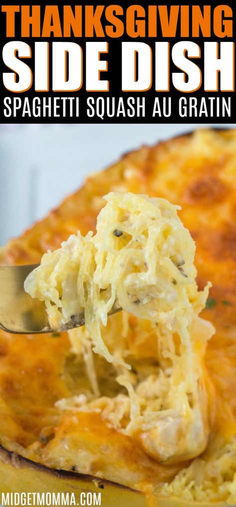 Veggies Spaghetti, Spaghetti Squash Au Gratin, Squash Au Gratin, Cheesy Spaghetti Squash, Easy Spaghetti Squash, Spaghetti Squash Recipes Easy, Keto Veggies, Veggie Mains, Keto Vegetables