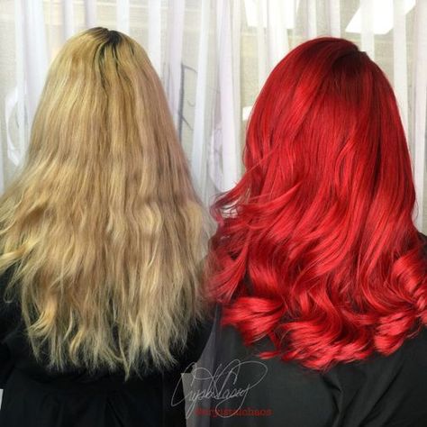 TRANSFORMATION: Going Ariel - Wellness - Modern Salon Ariel Red Hair Color, Ariel Red Hair, Brunette Lob, Paul Mitchell Color, Joico Color, Russian Red, Hair Color Formulas, Short Bangs, Beauty Companies