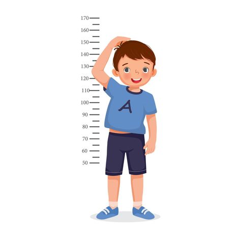 Cute Little boy measuring height of his growth on the background of wall Sketchbook Doodles, Measuring Height, Poster Images, A Glass Of Milk, Height Growth, Kids Illustration, Tall Boy, Kids Planner, Tall Boys