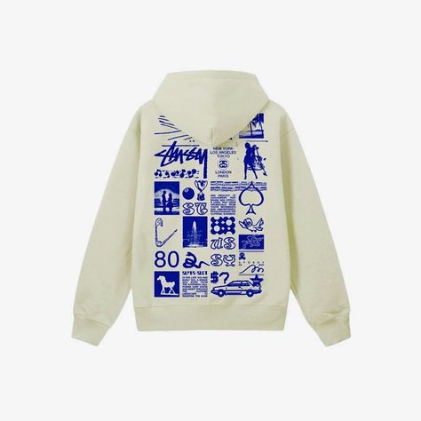 Stussy Sara Zip Hoodie Stussy Cap, Stussy Clothing, Stussy Hoodie, Hoodie White, Versatile Outfits, Hoodies For Sale, White Hoodie, Zip Sweatshirt, Colorful Hoodies