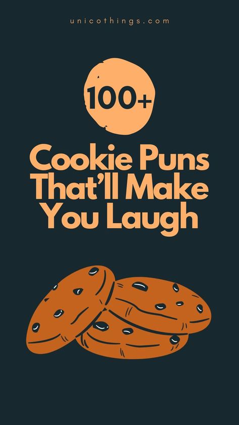 Indulge in a batch of laughter with these funny and hilarious Cookie puns that will sweeten your day. Whether you're a baking enthusiast or a cookie lover, these puns let the laughter crumble away any worries. Bake Off Funny, Cookie Puns, Baking Puns, Cookie Quotes, Witty Comebacks, Baking Humor, Double Entendre, Cute Puns, Pun Card