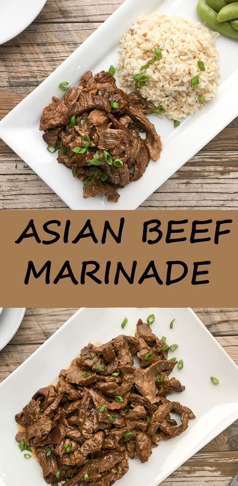 Beef Strip Marinade, Thai Marinade For Beef, Asian Meat Marinade, Asian Marinade For Beef, Asian Beef Marinade, Beef Marinade Recipe, Roast Beef Marinade, Beef Marinades, Asian Recipes Beef