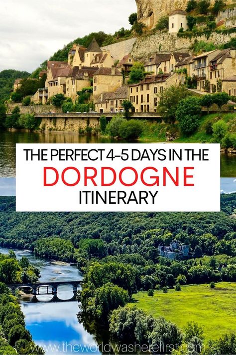 France Dordogne, One Week Itinerary, Paris Family, Dordogne France, Gourmet Meals, Bar Exterior, Overseas Travel, Visit Europe, Trip Itinerary