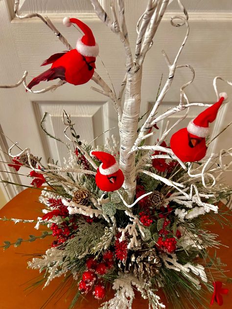 Floral christmas centerpieces