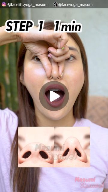 Nose Exercise Shape Tips, Nose Exercise, Neck And Shoulder Stretches, Everyday Exercise, Shoulder Stretches, Essential Oils For Pregnancy, Face Pores, Face Yoga Exercises, Yoga Guide