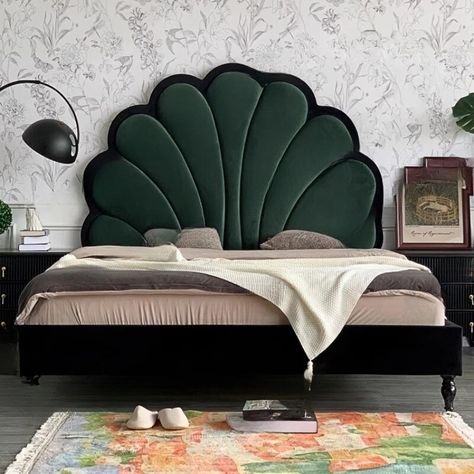 High Headboard Bed, Frame Reference, High Headboard Beds, Headboard Bed Frame, High Headboards, High Headboard, Headboard Bed, Velvet Flower, Bed Legs