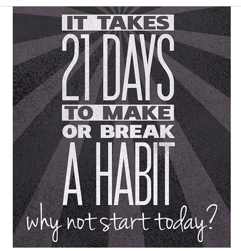 It takes 21 days to break a habit. Fitness motivation. Revenge Workout, 21 Day Fix Challenge, Powerful Thoughts, Beachbody 21 Day Fix, 21 Day Sugar Detox, National Nutrition Month, Break A Habit, 21 Day Fix Extreme, Yoga Guru