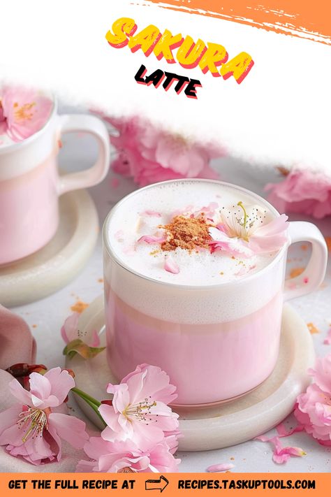 Experience the delicate charm of our Sakura Latte, a tantalizing blend of rich, aromatic espresso and sweet cherry blossom accents. A taste of the Japanese spring served right in your cup, our Sakura Latte brings you a delightful interplay of flavors. Pin to immerse in a serene coffee experience, surrounded by blooming Sakura in each sip. Ideal for coffee lovers seeking to explore unique, international flavor profiles. #SakuraLatte #CoffeeLovers #CherryBlossomExperience # Sakura Latte, Japanese Spring, Creamed Honey, Coffee Experience, Latte Recipe, Sweet Cherries, Milk Frother, Flavor Profiles, Breakfast Lunch Dinner